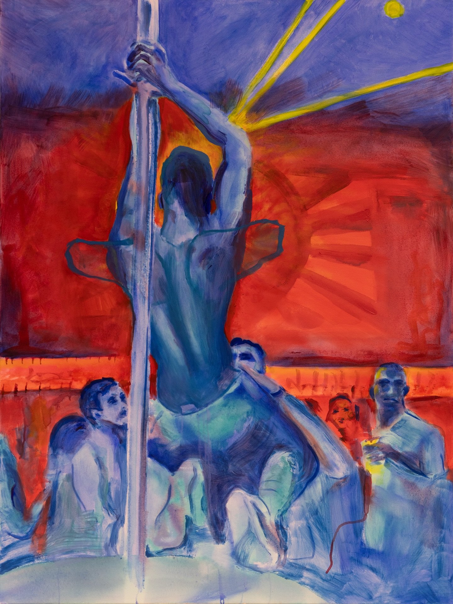 Angels III. Oil on canvas. 36 x 48&rdquo;.