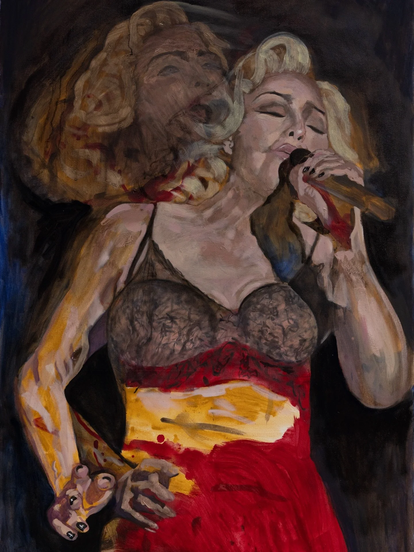 Mother II. Oil on canvas. 120 x 80cm. If you liked it, please share #madonna #contemporaryportraiture #oilpainting