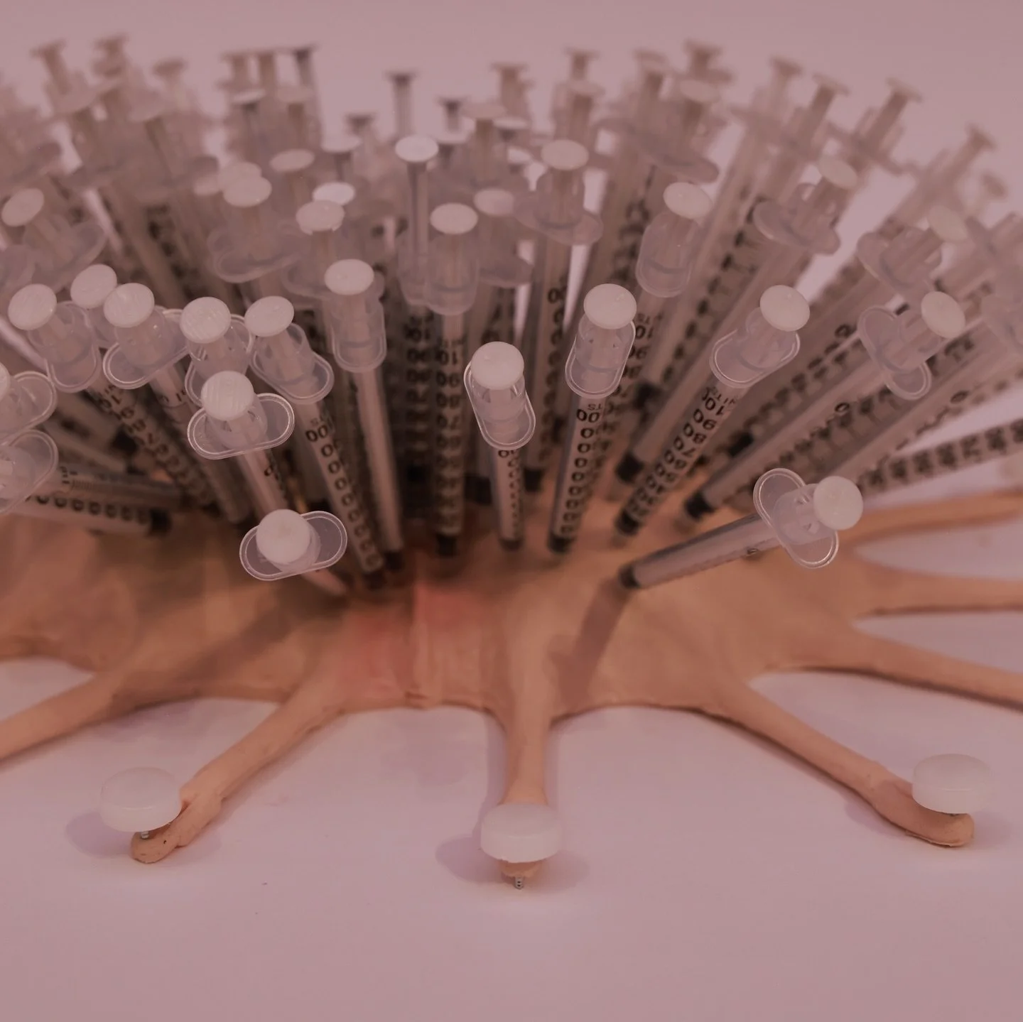 &ldquo;Hotox&rdquo;. Cast Silicone with Medical Syringes #bodymodification #pain #pleasure