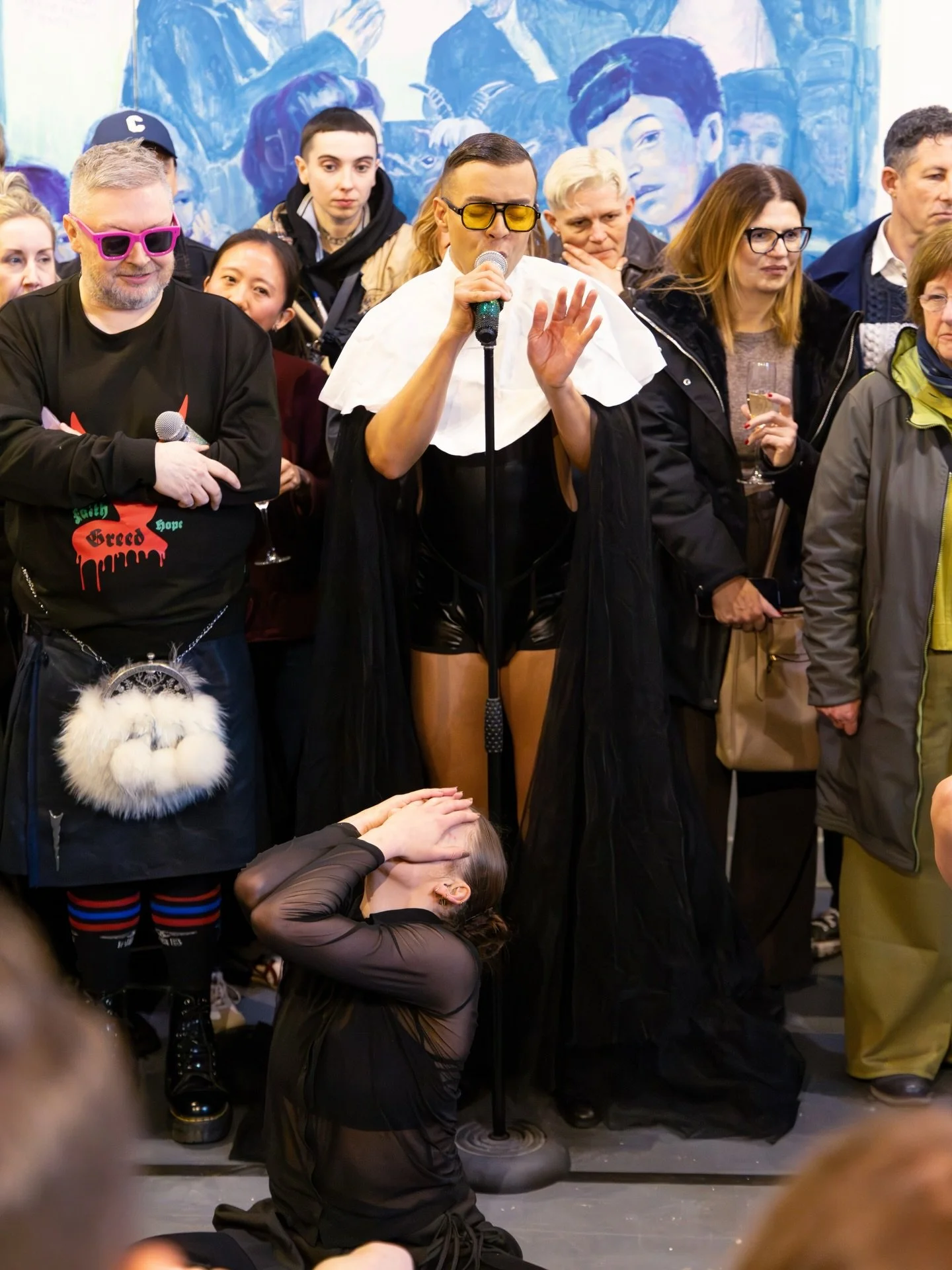 Some great memories from the opening night of Uncultivated Gods including the performance of 𝔄𝔡𝔬𝔯𝔞𝔱𝔦𝔬 &image;𝔡𝔬𝔩𝔦. Thanks so much to everyone who helped and attended. 

Photo credits: @norbertmerystudio