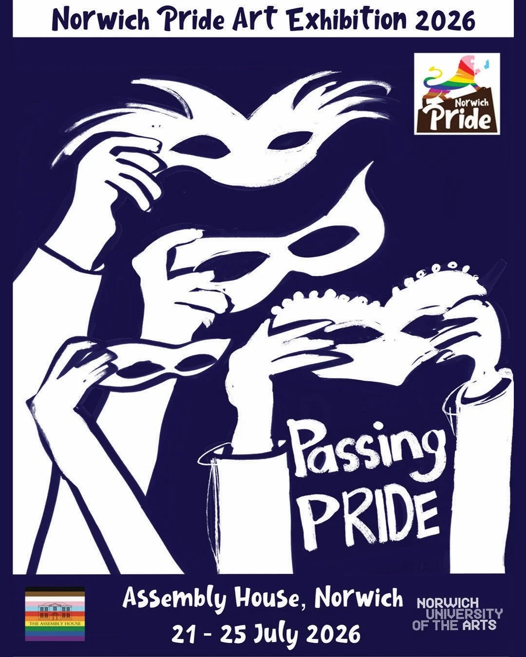 My painting &ldquo;Sanctuary at Cascina&rdquo; will be part of &ldquo;Passing Pride: A Celebration of Queer Existence, Identity and Community&rdquo;at the Assembly House in Norwich. It&rsquo;s an exhibition to celebrate Queer art as protest and as pr