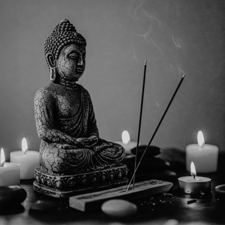 Buddha statue representing meditation, reflection and inner awareness
