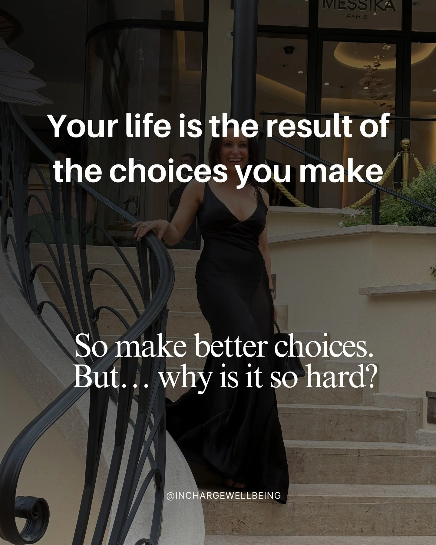 So make better choices. ✨

Every day, we&rsquo;re faced with decisions that shape our future. But here&rsquo;s the truth: most of us aren&rsquo;t choosing freely. 

We&rsquo;re choosing from old experiences, fears, phobias and ingrained patterns of b