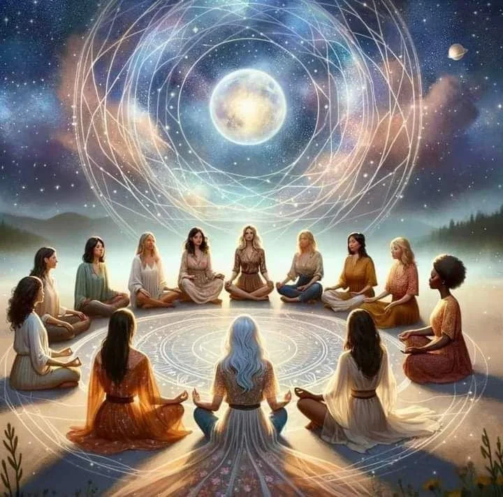women's circle AI generated