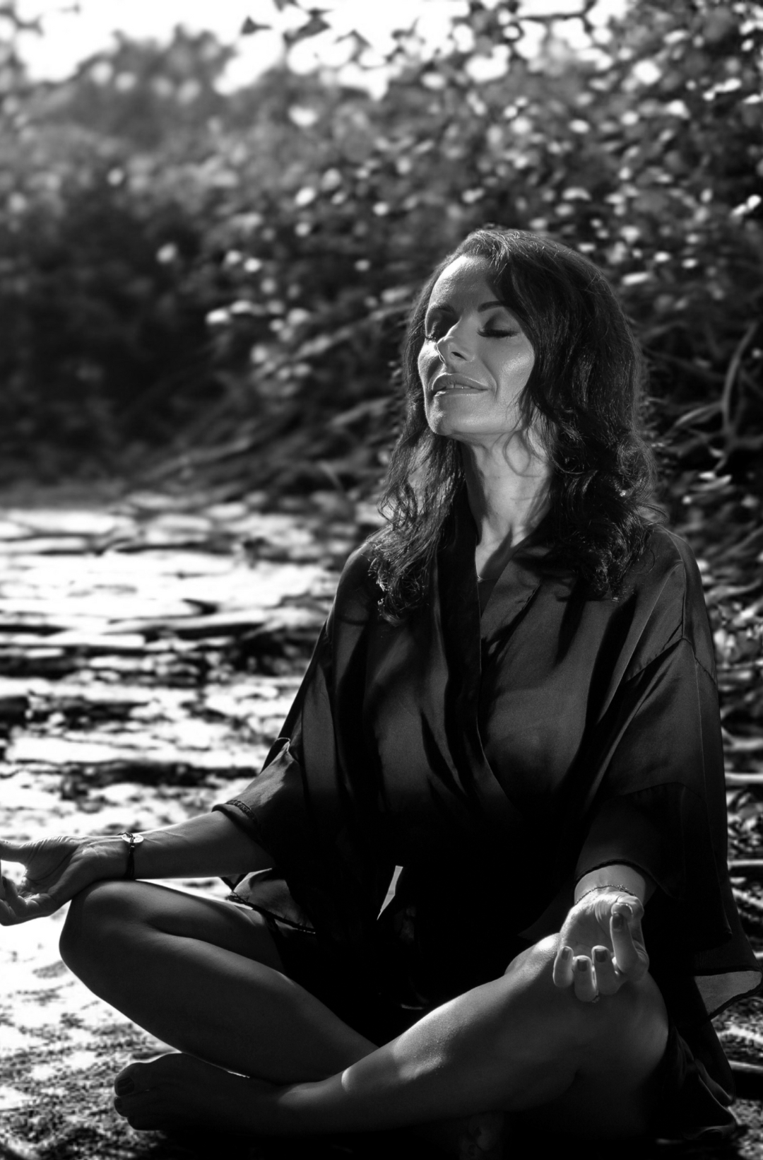Diana Rogerson in a relaxed meditation portrait for Incharge Wellbeing