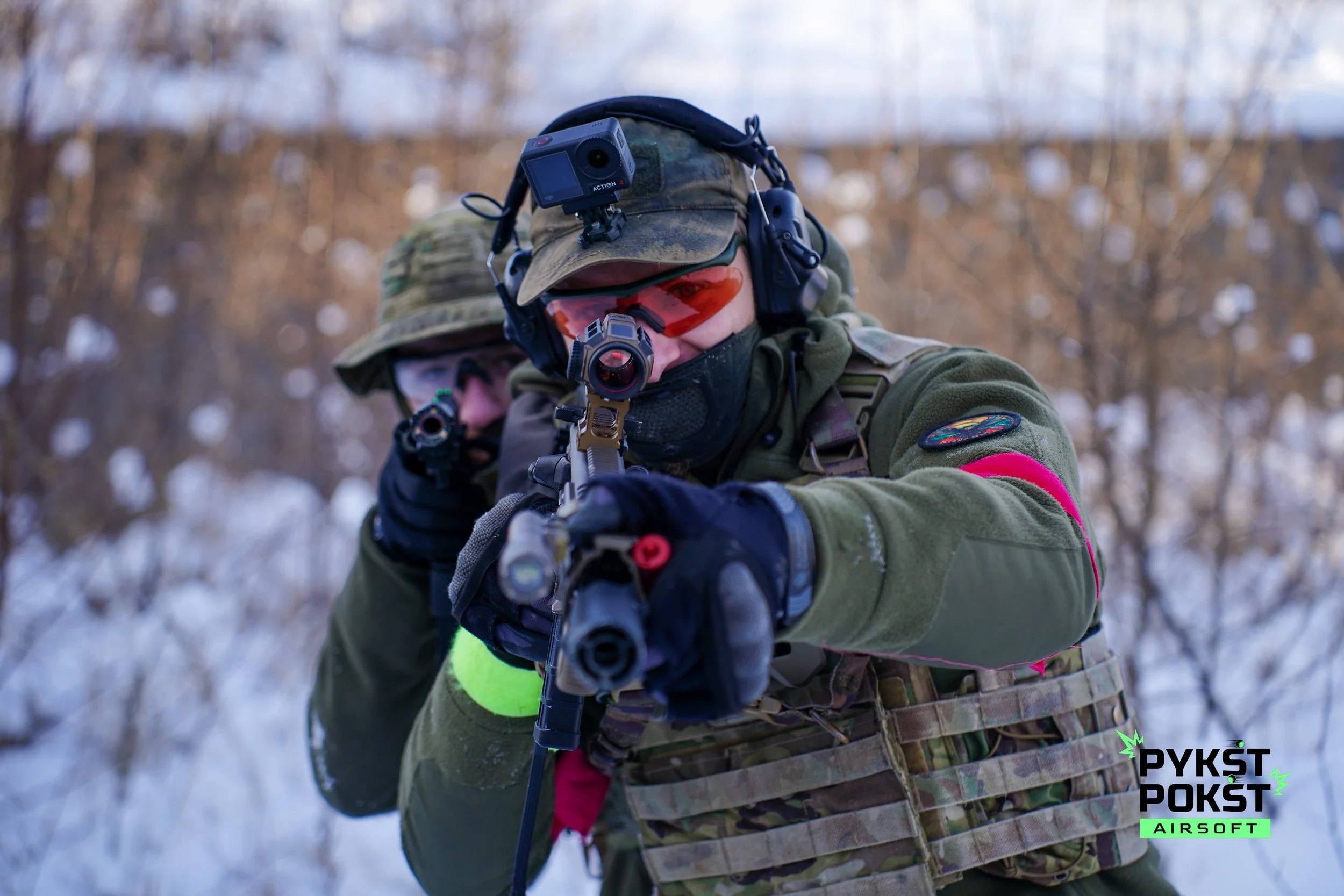 Pirmasis 2026-ųjų airsoft žaidimas startavo ekstremaliomis žiemos sąlygomis
