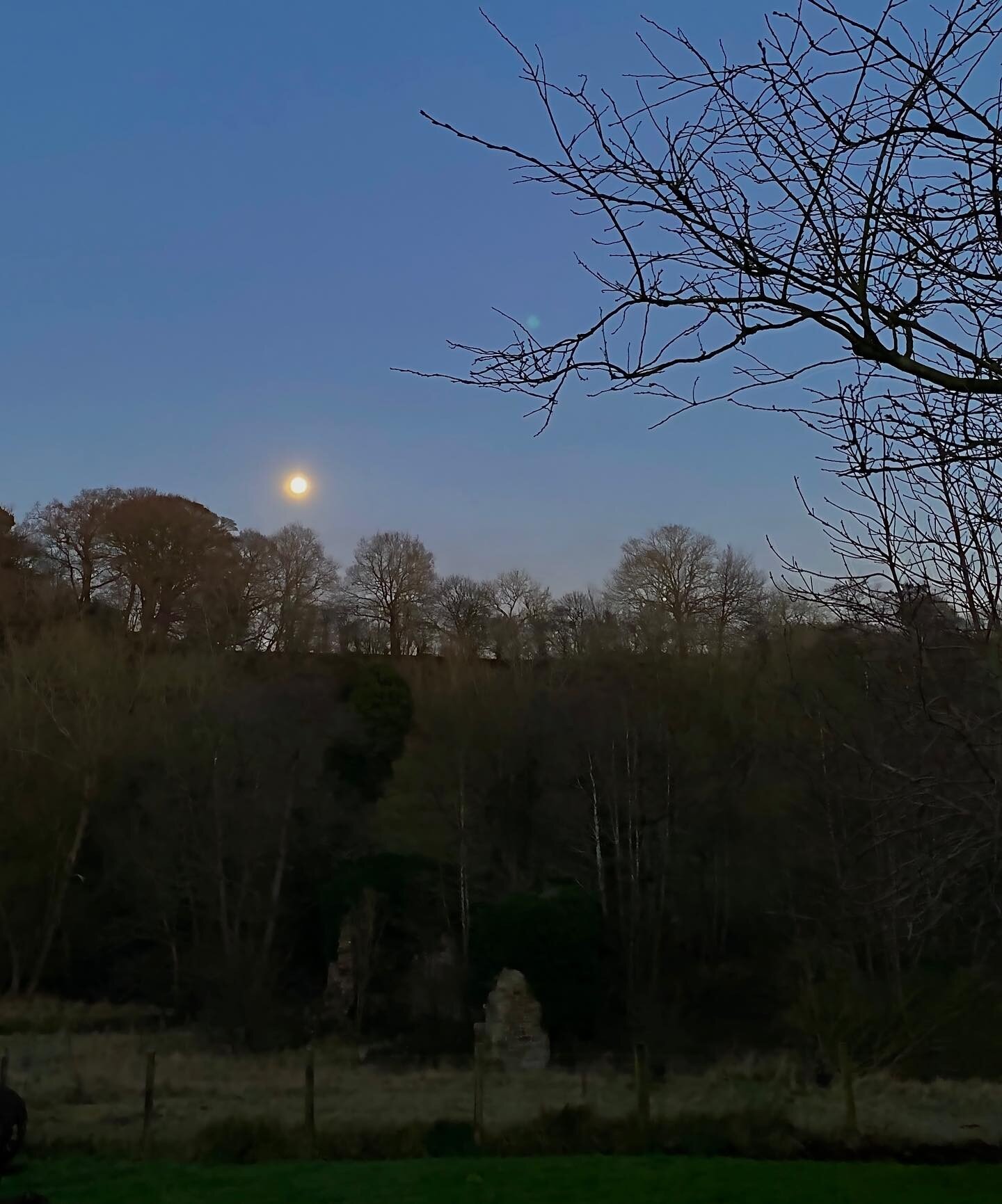 Full wolf Moon rising over the woods and the old ruined mill&hellip; I&rsquo;m feeling ready to take my photography in a different direction and add another feather to my bow.  Why? Because I&rsquo;ve taken time away from social media and invested mo