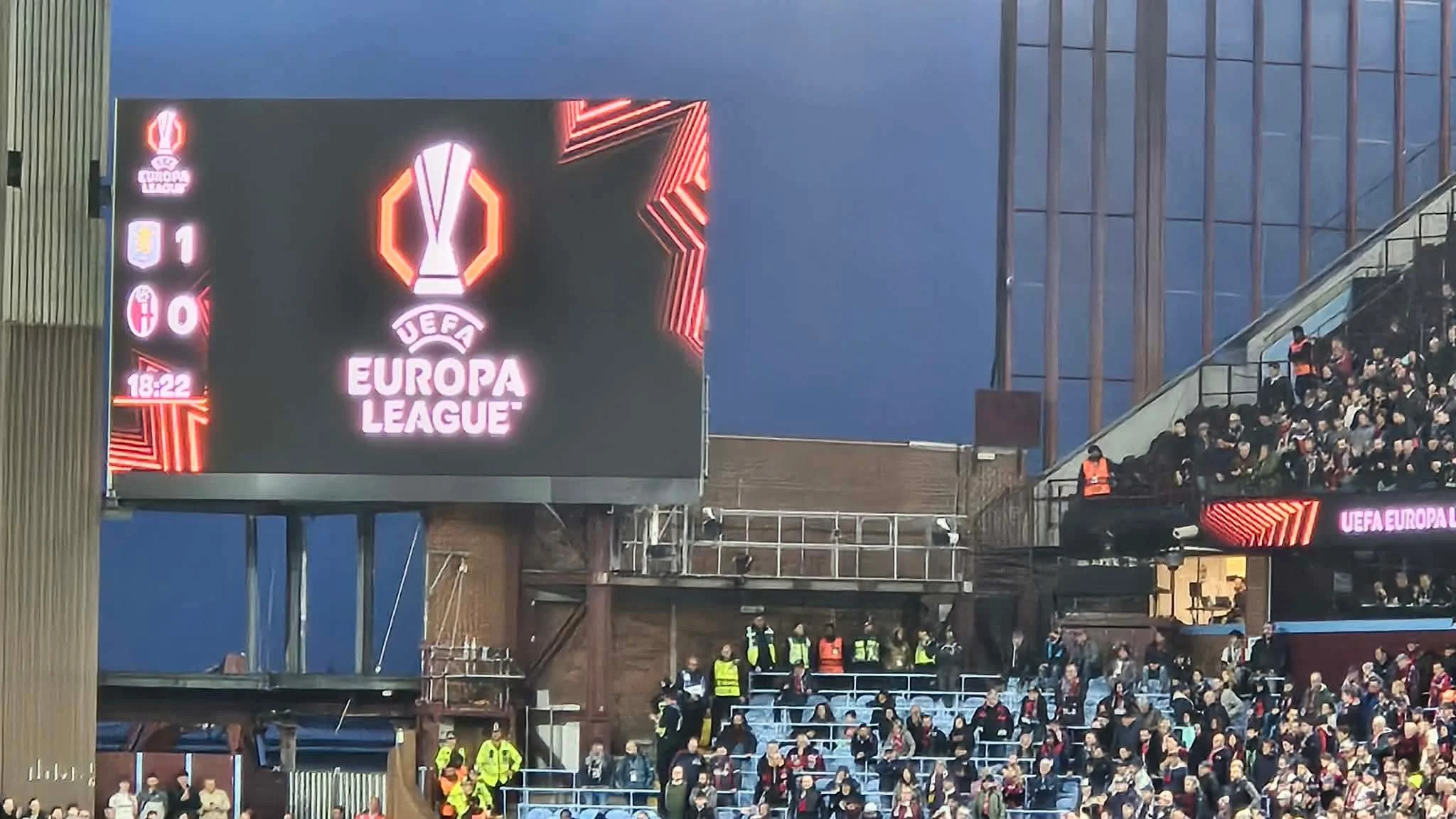 Villa cruised to Semi-finals!