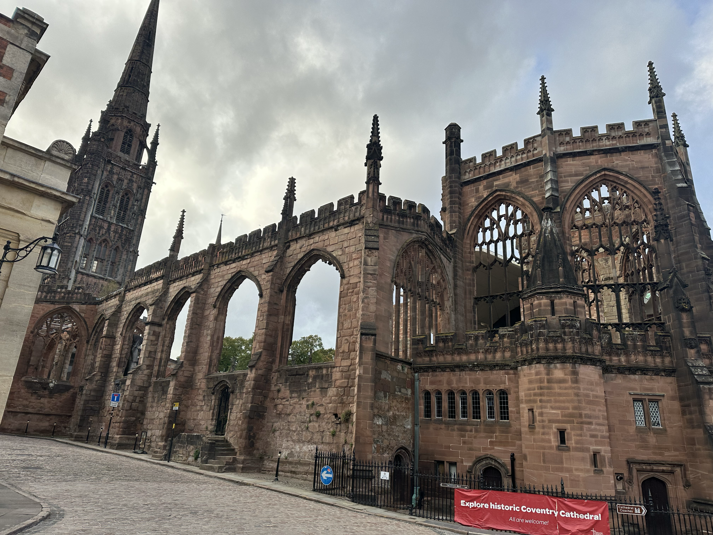 Christmas comes early to Coventry Cathedral.