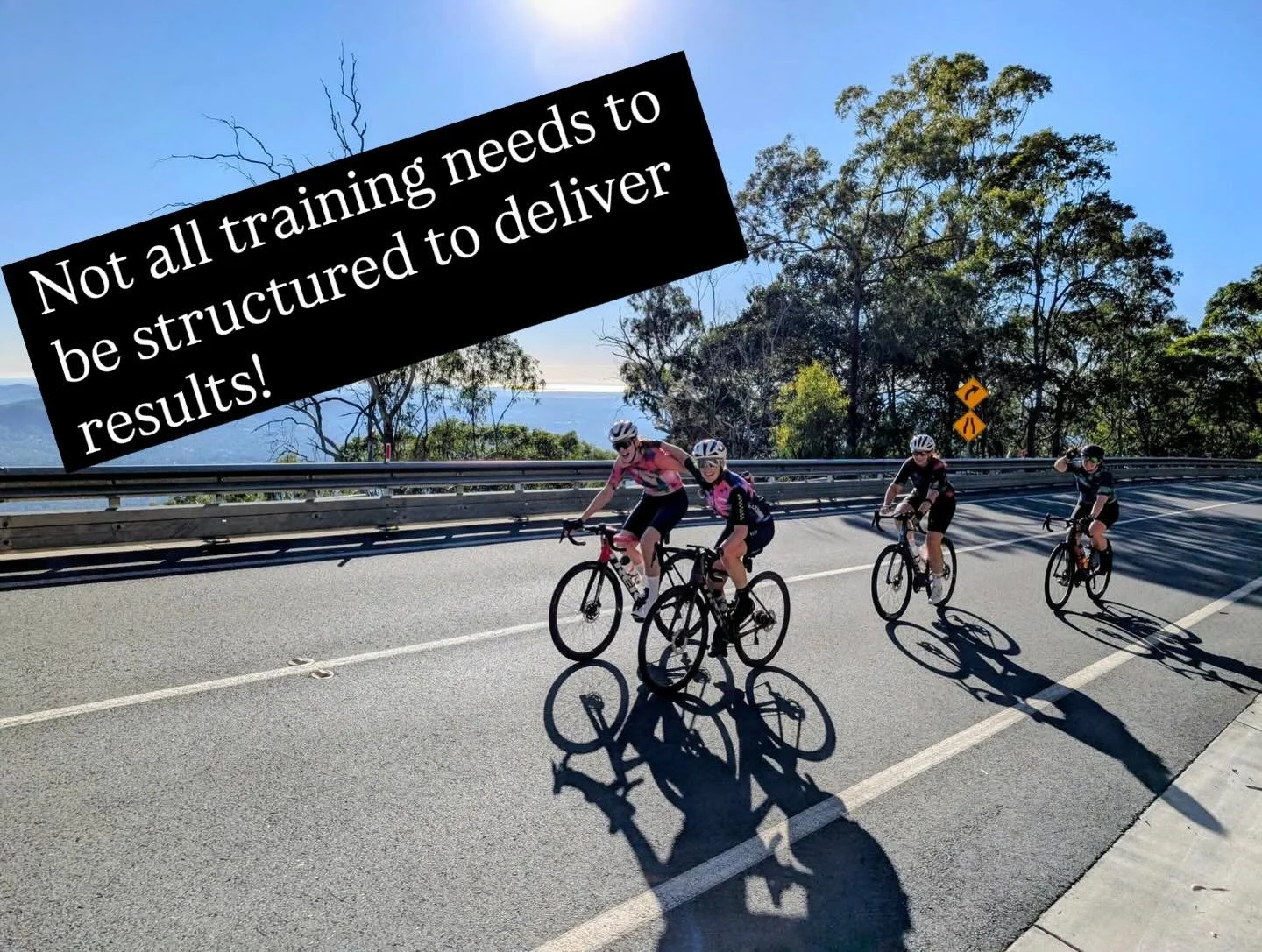 One of the biggest mistakes I see athletes make is adhering to the belief that a structured program will deliver them the &ldquo;best results&rdquo;. 

Like many situations in sports science it often comes down to context.

For most of us masters typ