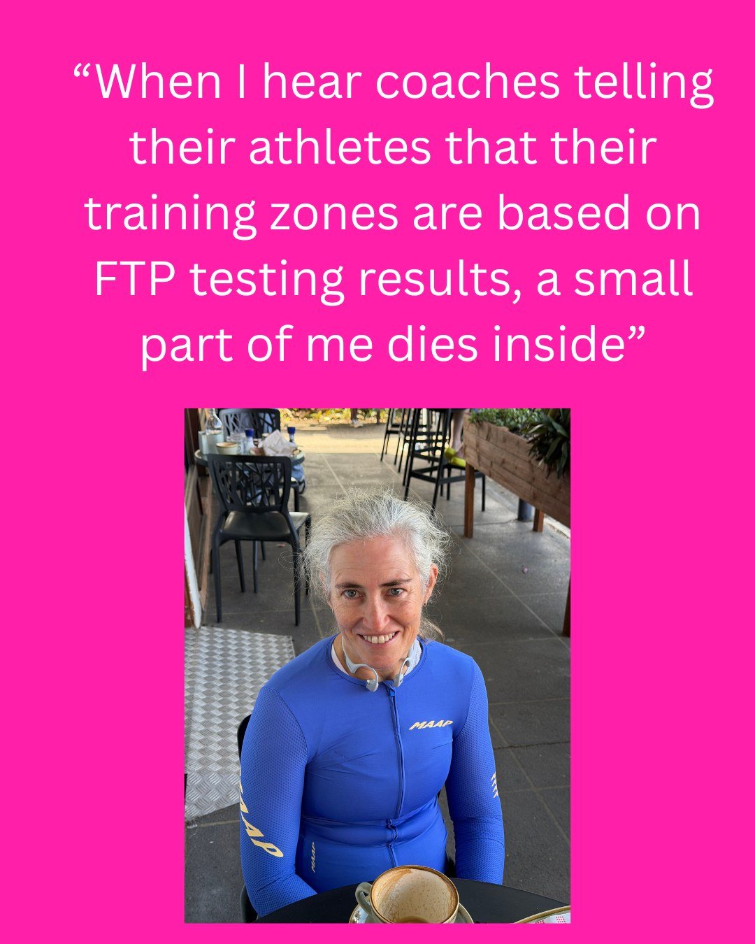 FTP (functional threshold power) has to be one of the most misunderstood concepts in athletes and coaches alike. It pains me particularly when I read about coaches setting training zones based on an FTP test.

The real magic is in understanding what&