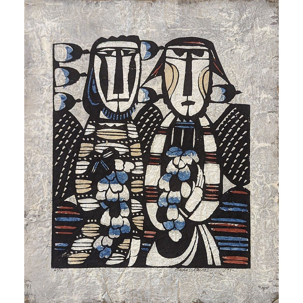 渡邊禎雄☆聖母子 版画 - 版画
