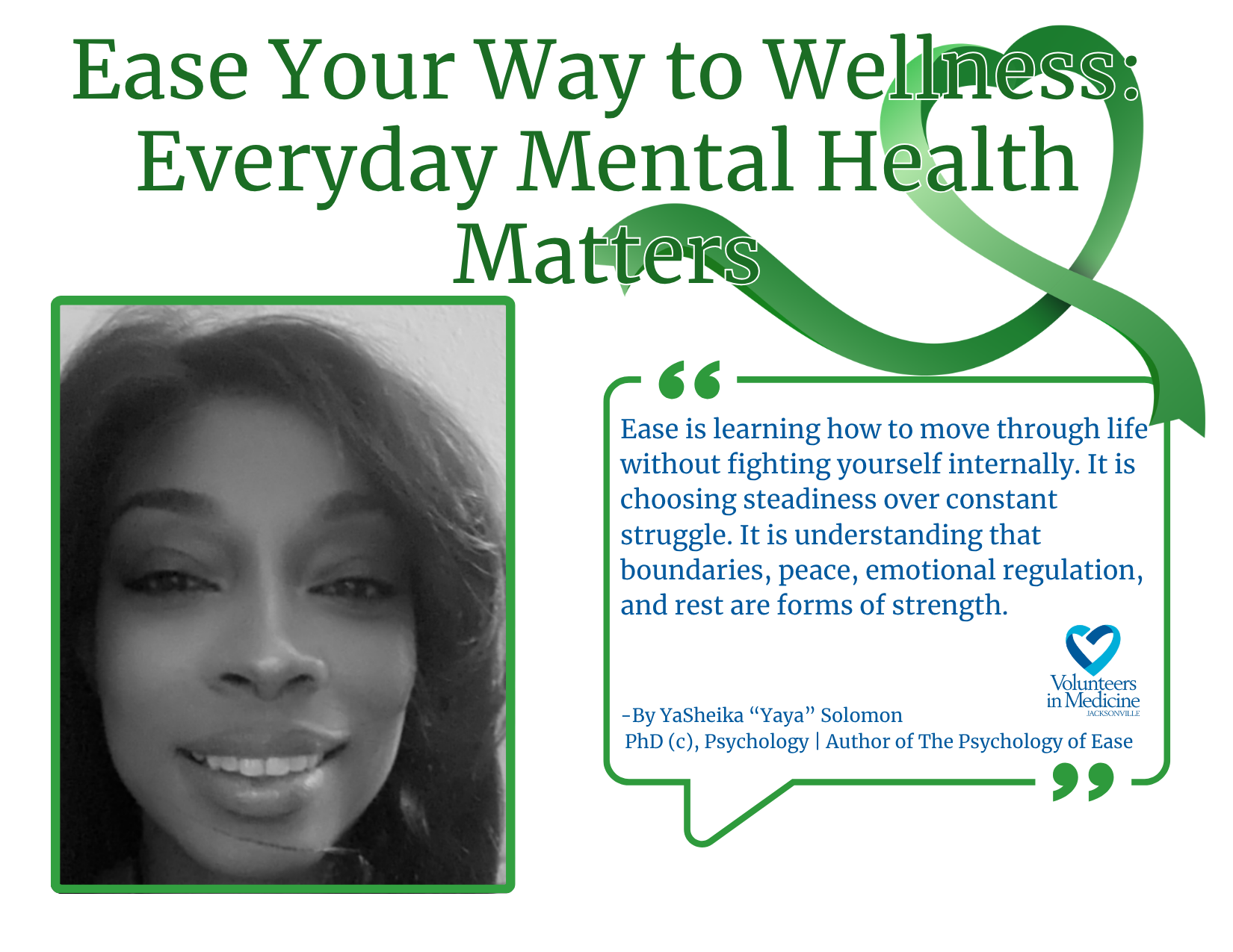 The Power of Ease: Supporting Mental Health in Everyday Life