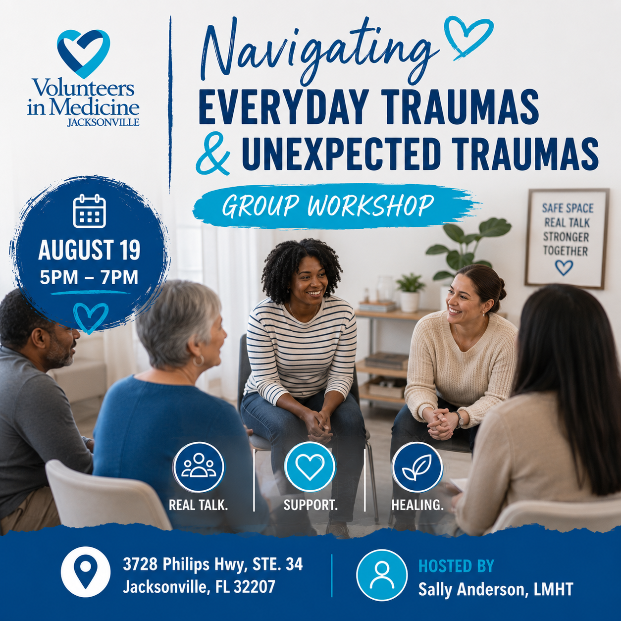 Navigating the Everyday Traumas, &amp; the Unexpected Traumas. Join us August 19th