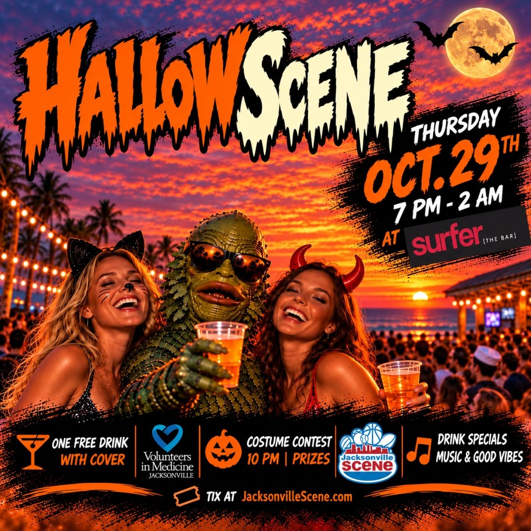 Jacksonville Scene’s Halloween Bash Brings Boos &amp; Big Hearts to Benefit Volunteers in Medicine—October 29th, 2026!