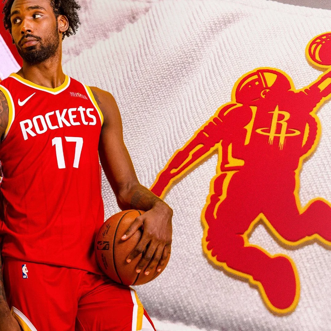 New work: Brand refresh for the Houston Rockets! #HoustonRockets #rocketball