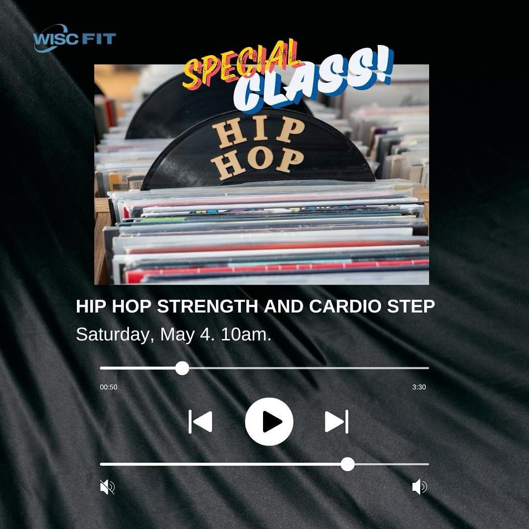 📣SPECIAL CLASS THIS SATURDAY!!! 💃
Join us for a special pop-up class this Saturday at 10am, featuring a sampler Extreme Hip Hop Step, as well as integrated cardio, core, and strength conditioning&mdash;all to the booming beats of classic hip hop so