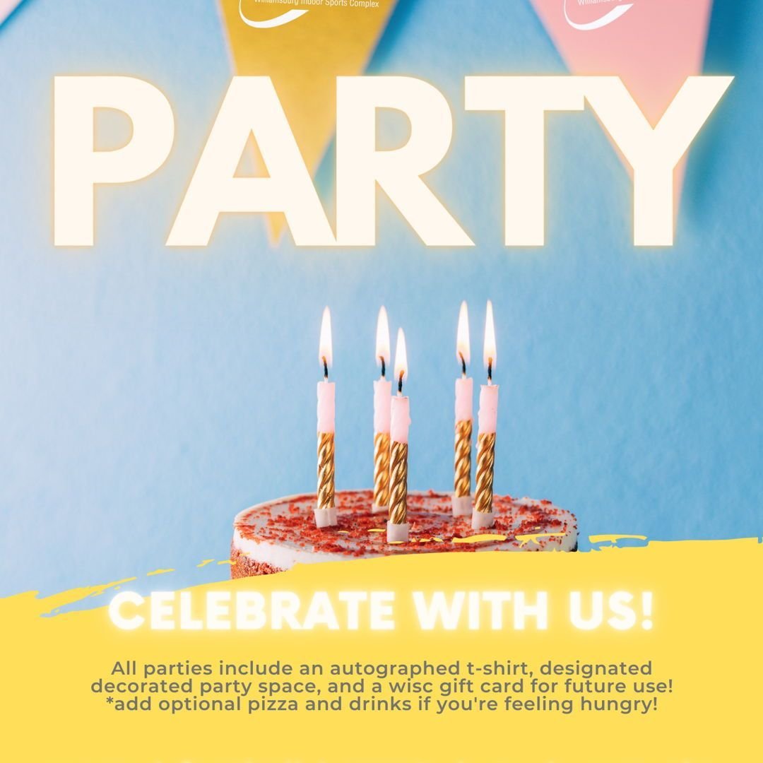 Come celebrate in the AC with your best friends and we'll take care of the cleanup!
https://www.thewisc.com/birthday-parties