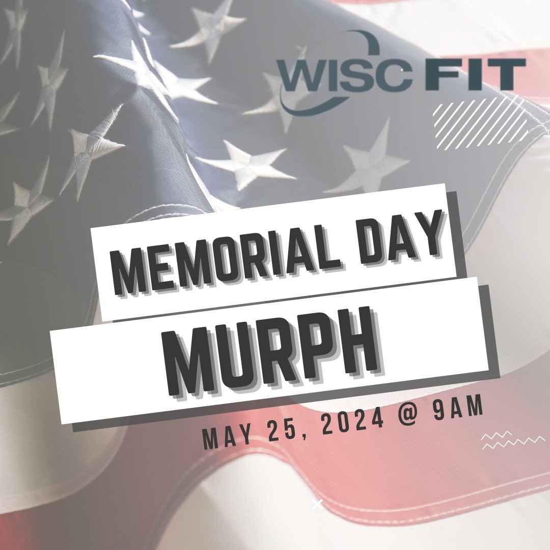 🇺🇸 Join us for Memorial Day Murph Workout on May 25th! It's a FREE workout open to all members and their friends and families, honoring fallen soldier Lt. Michael Murphy, who was killed in Afghanistan on June 28th, 2005.

This workout can be comple