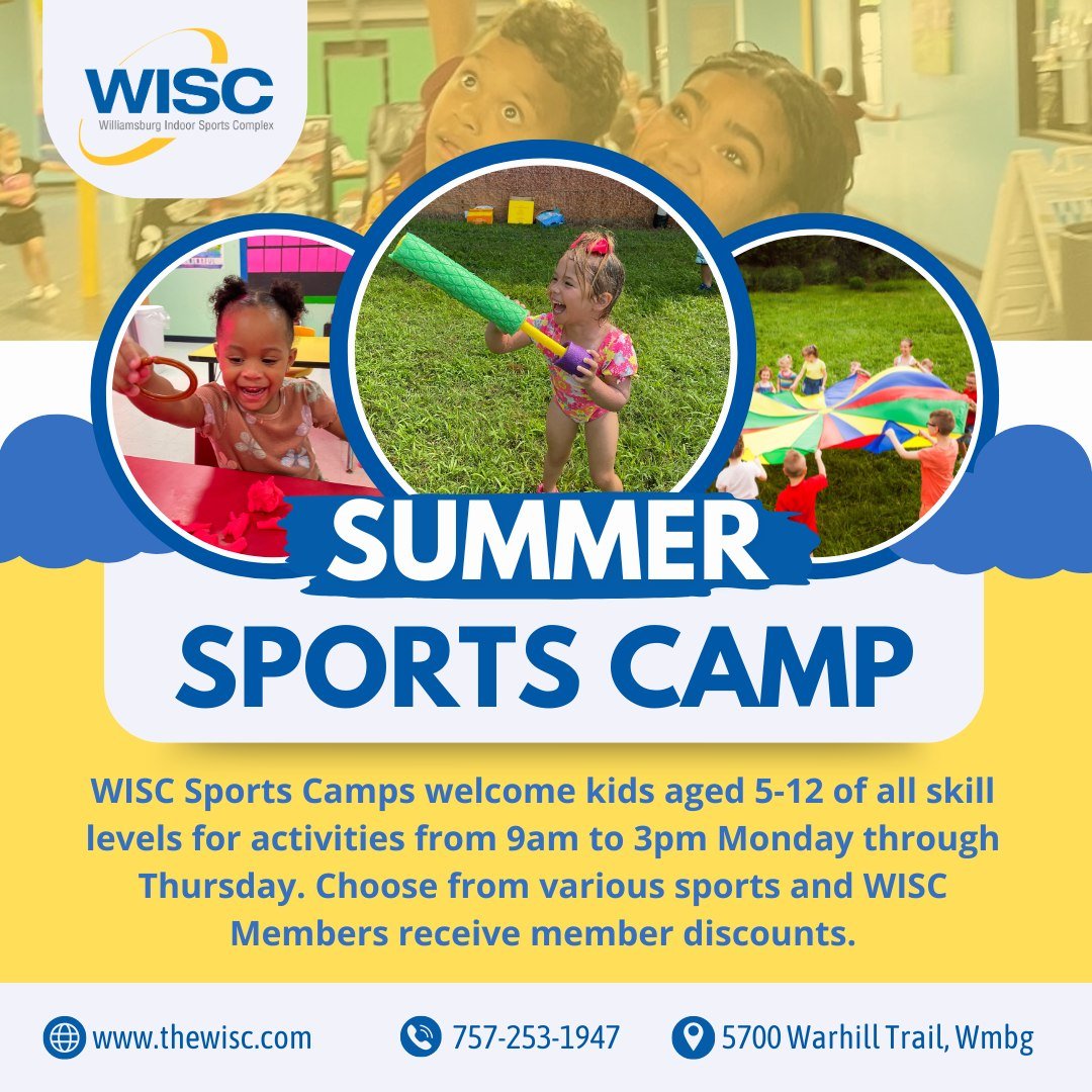 Wait, what?!🙌
Summer Sports Camps have a few spots left before the summer starts💙💛

Better check that out!

https://apps.daysmartrecreation.com/dash/x/#/online/williamsburg/programs/11/level?&amp;facility_ids=1

#williamsburgva #summersportscamps