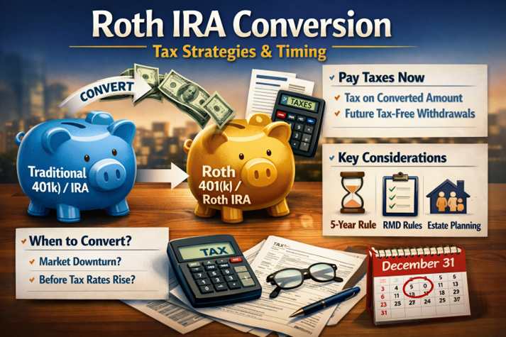 Roth IRA Conversions: Tax Strategies, Timing, and Key Rules
