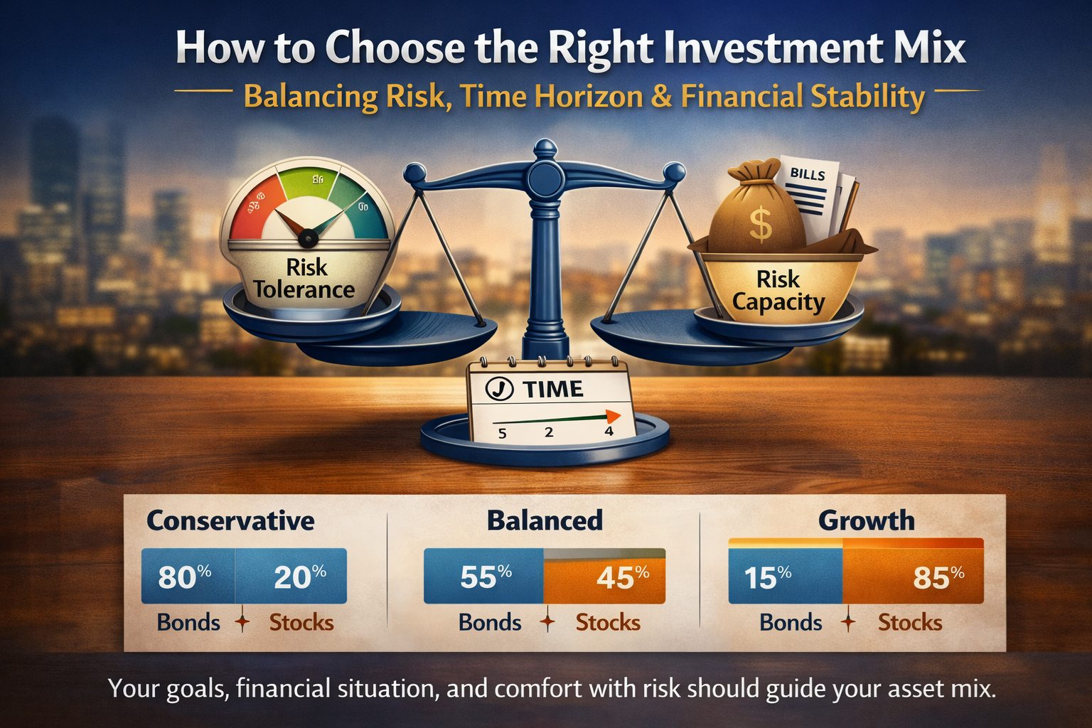 Investment Mix: Risk, Time Horizon &amp; Stability