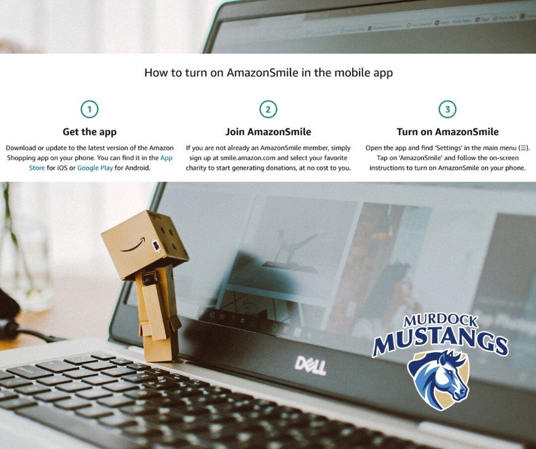 Sign up with AmazonSmile and select &quot;Glenn E. Murdock PTA!&quot;🙂 Amazon donates 0.5% of each purchase to benefit the PTA at no extra cost to you. Shop on a desktop or activate Smile on the app. Every little bit benefits our Mustangs, thank you