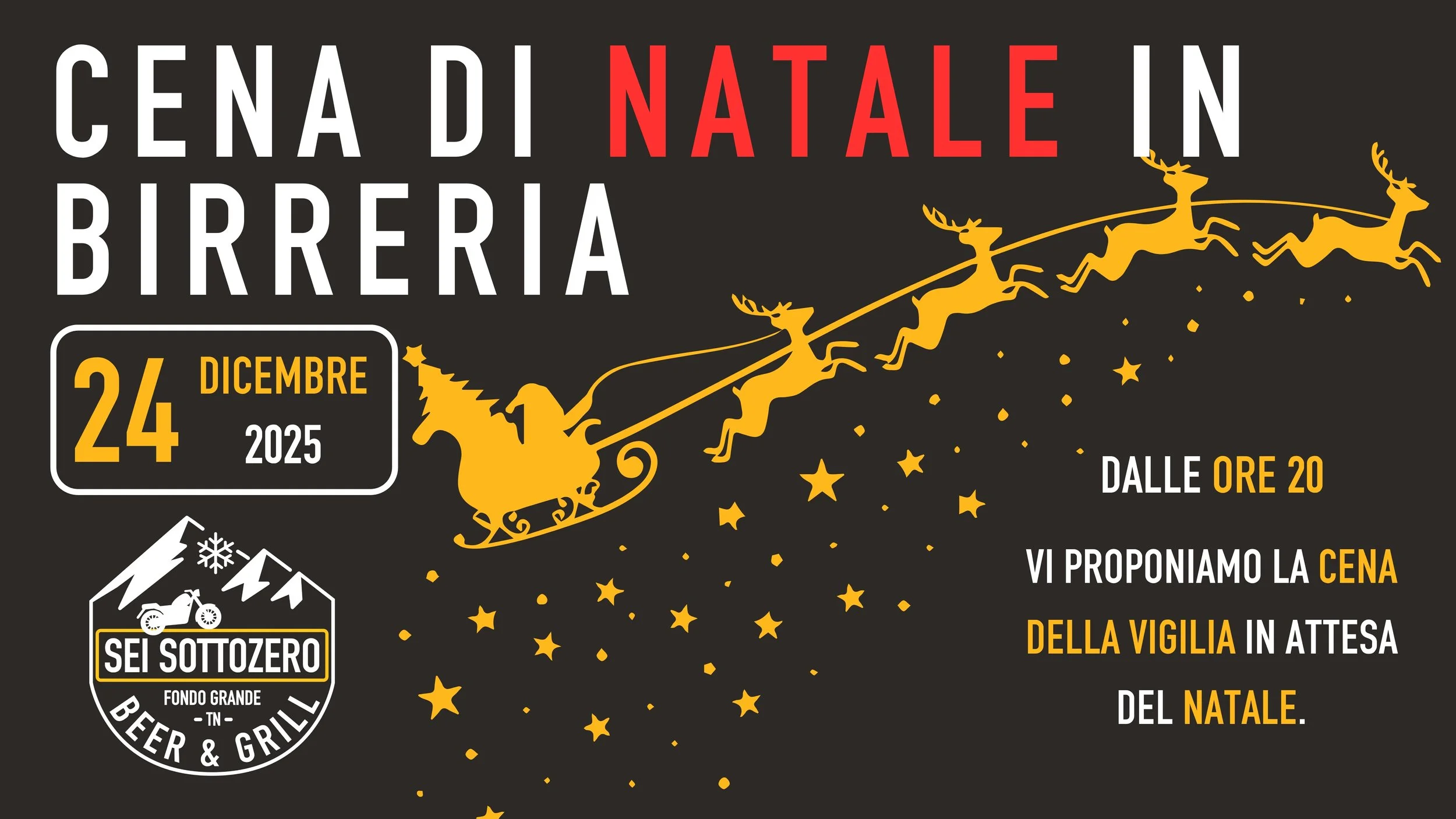 CENA DI NATALE IN BIRRERIA