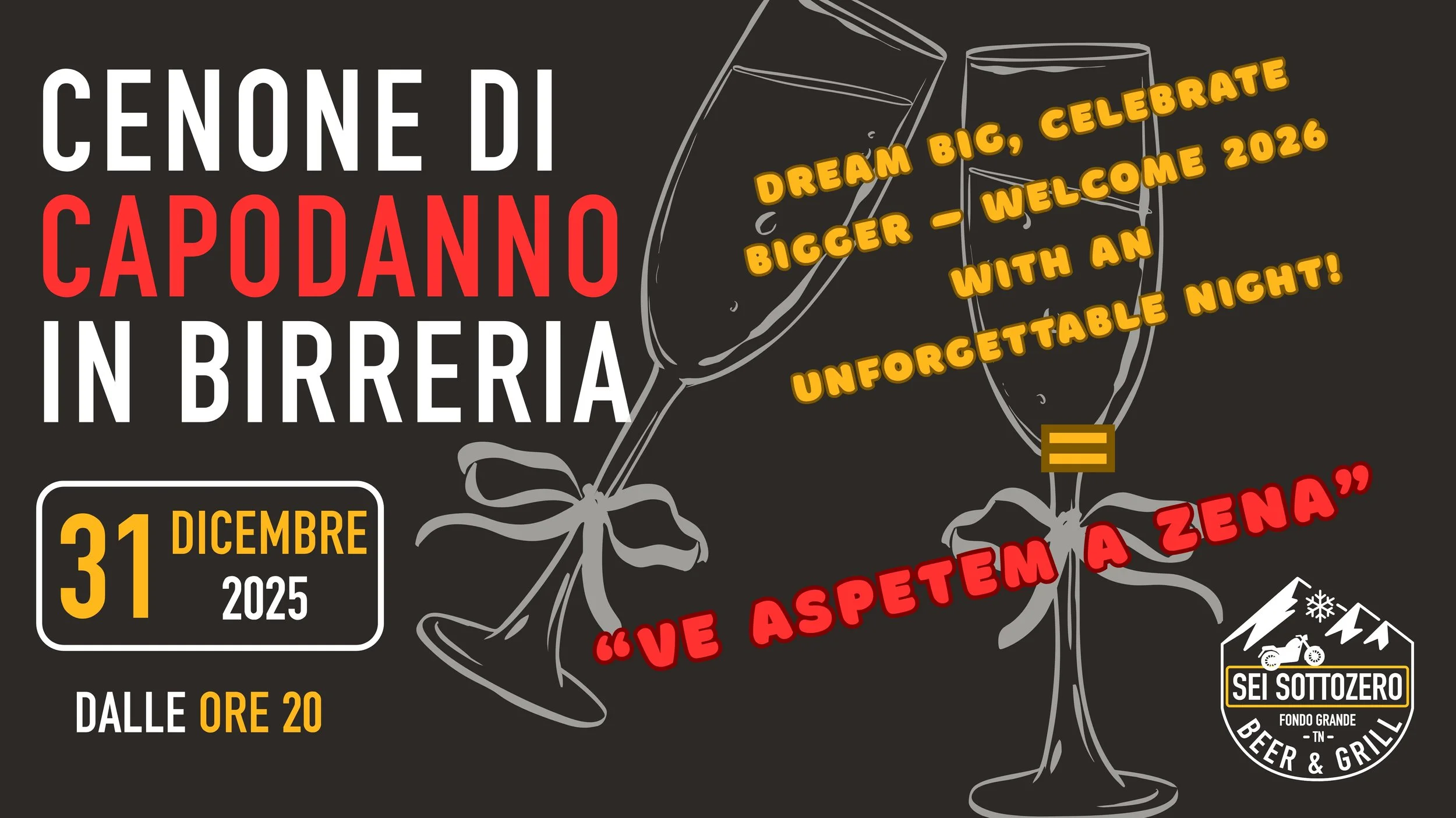 CENONE DI CAPODANNO IN BIRRERIA