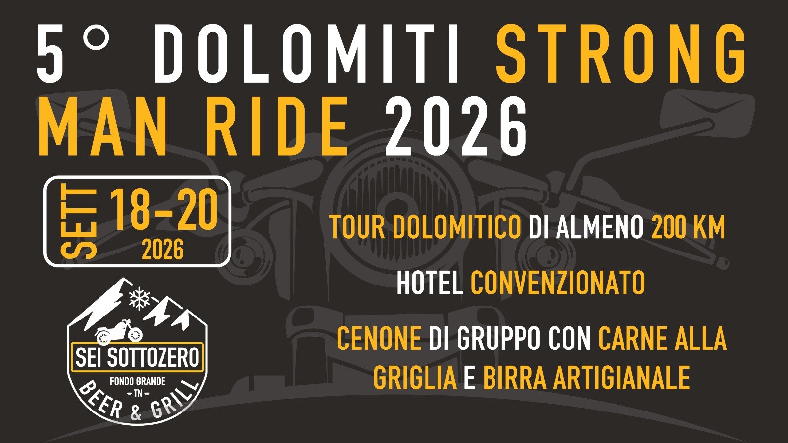 5° DOLOMITI STRONG MAN RIDE WEEKEND 