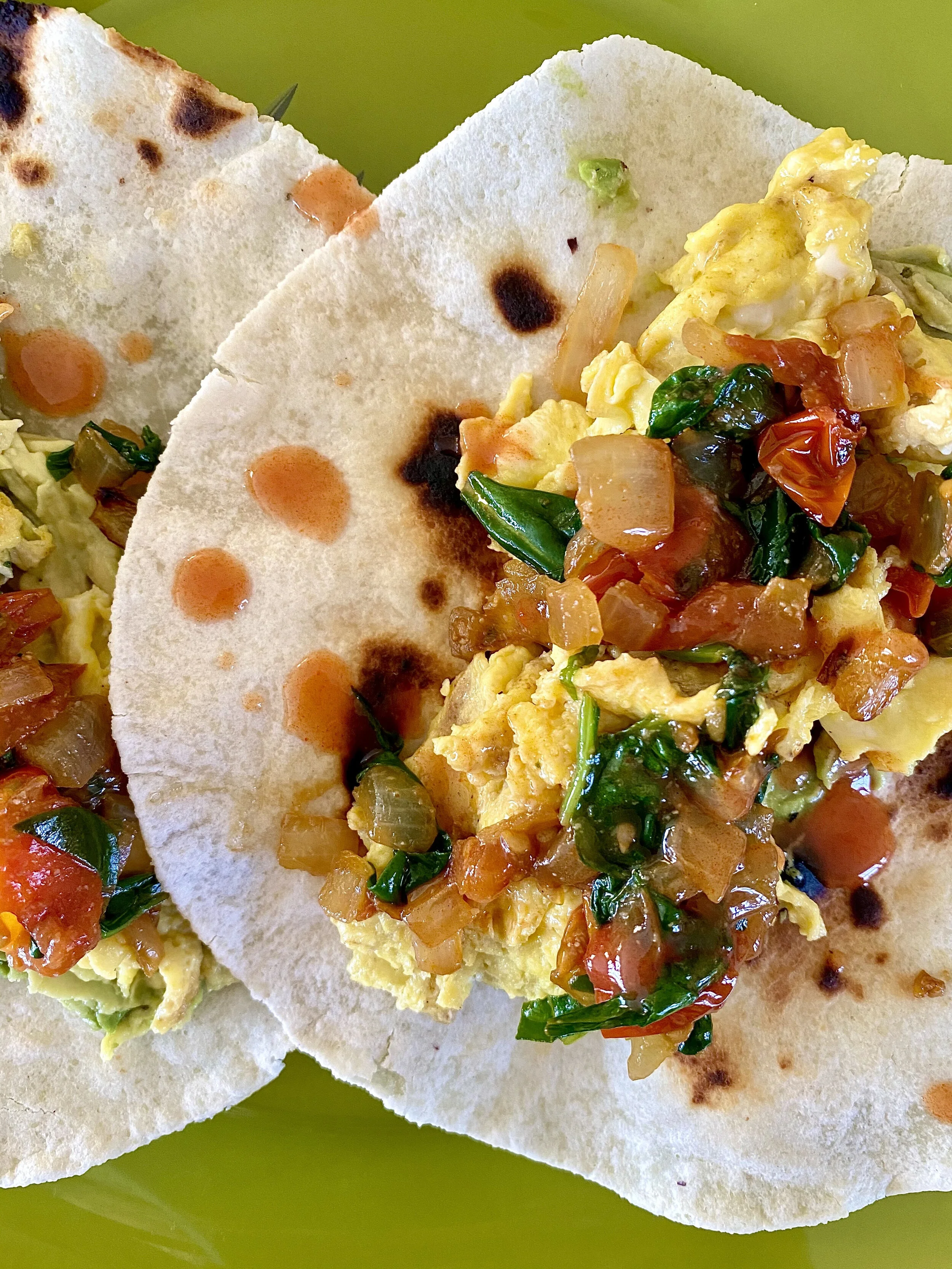 Crispy Breakfast Tacos