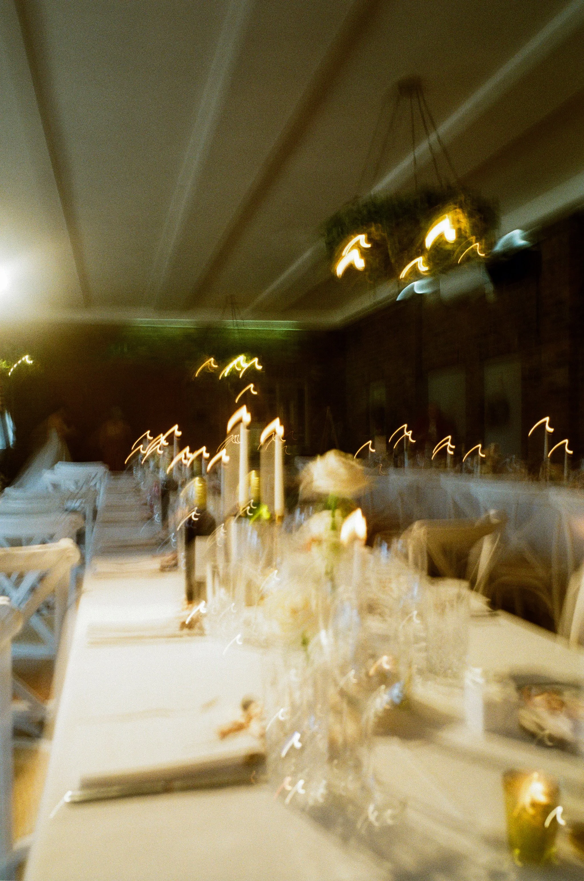 Table setting for Stephine & Aaron's wedding at Larkspur Lodge Cheshire