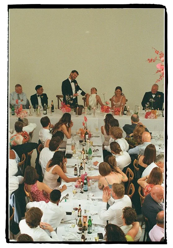 Speech shoot for Melissa & Jacob's wedding at Five Four Studios Manchester