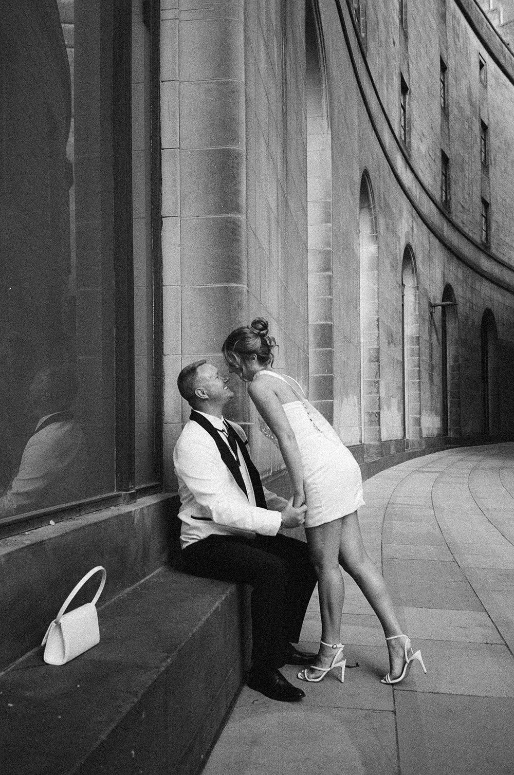 Couple portrait for Georgina & Joe's pre-wedding in Manchester