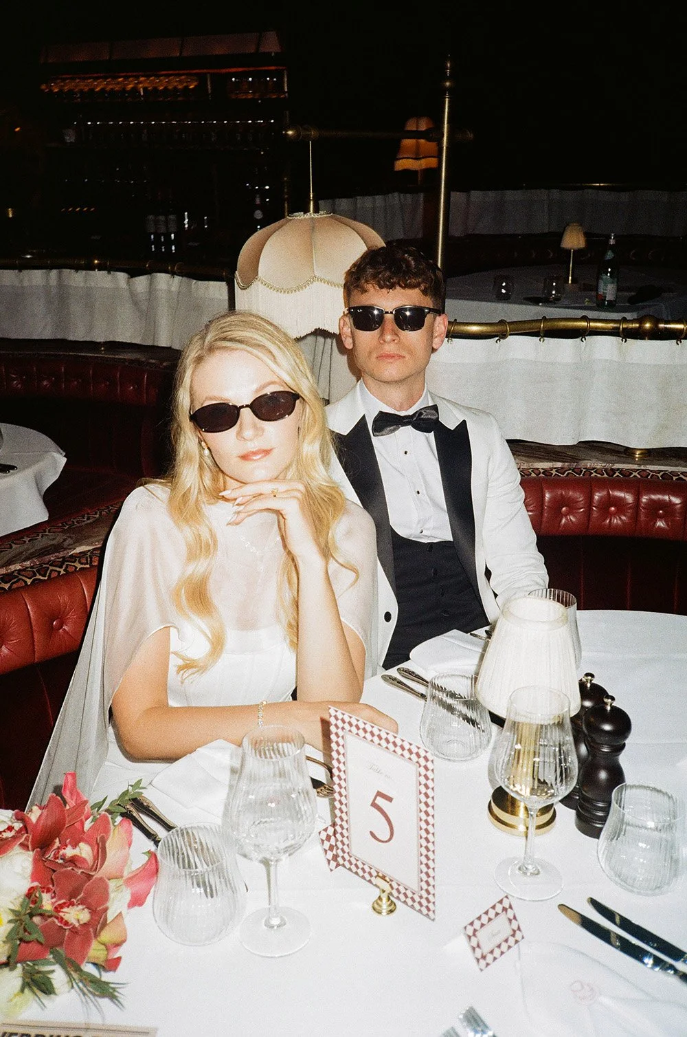 Lucy Oliver's wedding reception at+Louis Restaurant Manchester