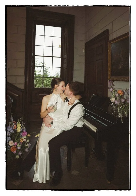 Couple portrait before the first dance for Holly & David's wedding at Davenport House in Bridgnorth  Shropshire