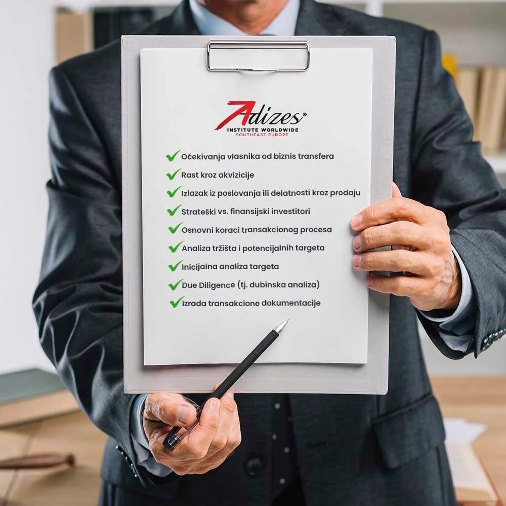 Razvoj poslovanja kroz kupovinu ili prodaju kompanija