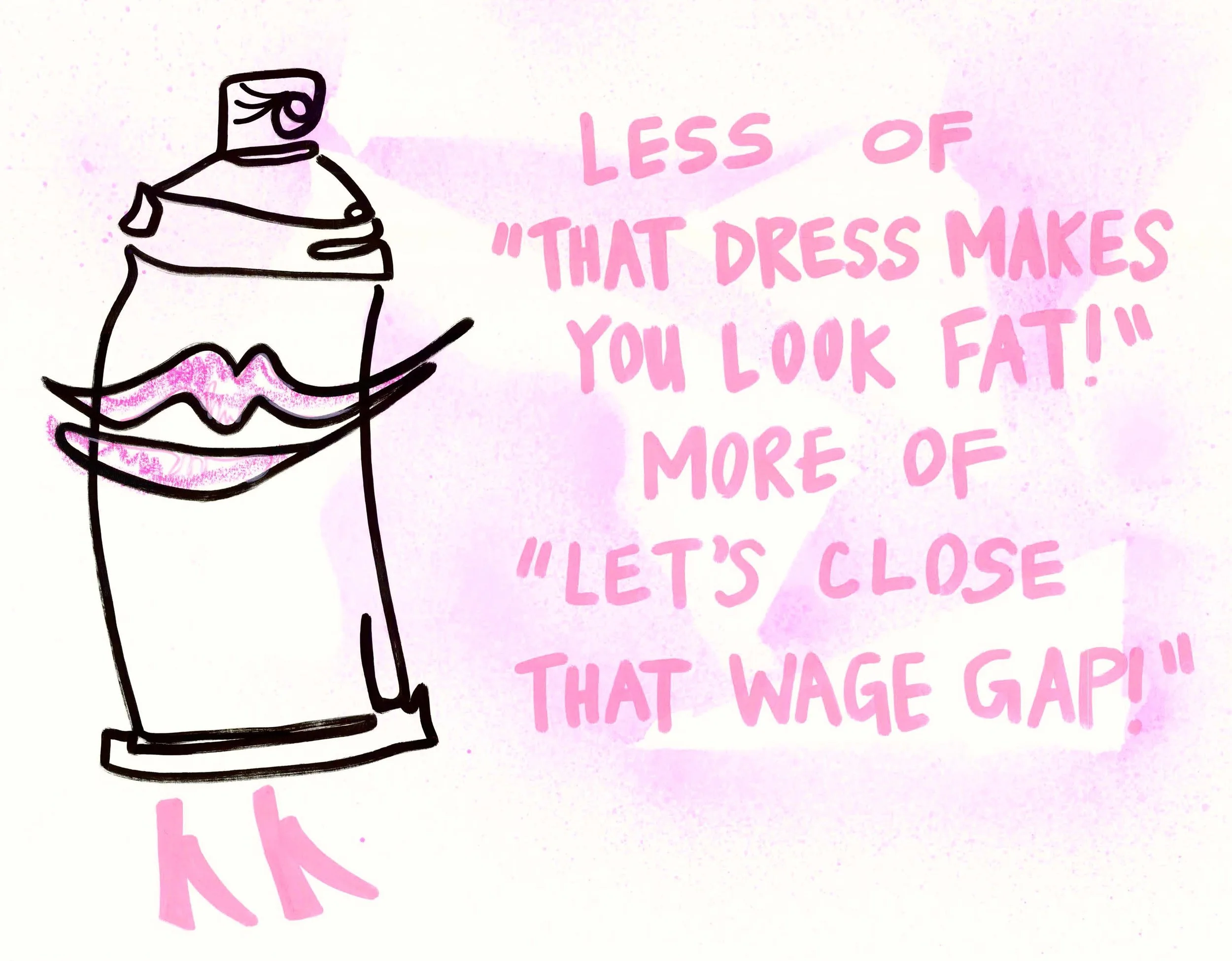 close the wage gap _ pinky .jpg