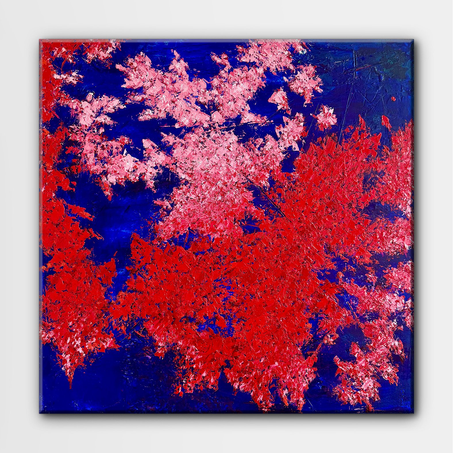 Morning Starts with Apple
Oil and cold wax medium on canvas
35.5" x 35.5” / 90 cm x 90 cm