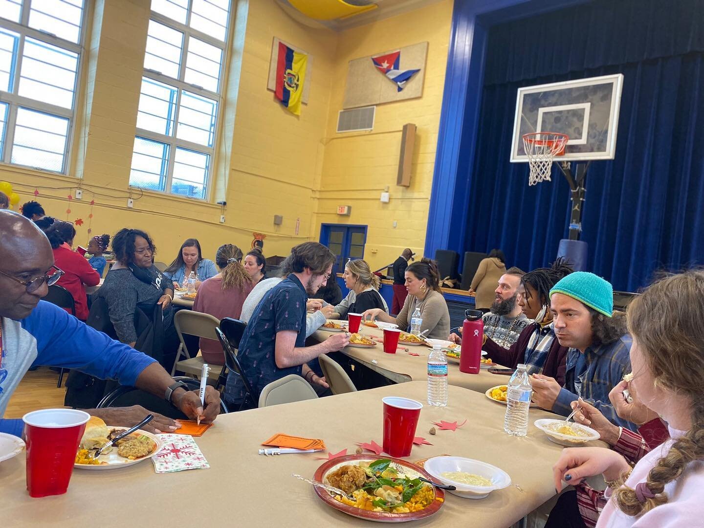 Tyler staff Friendsgiving 🧡 Thankful for our community! Thank you to hospitality committee for such a beautiful event!