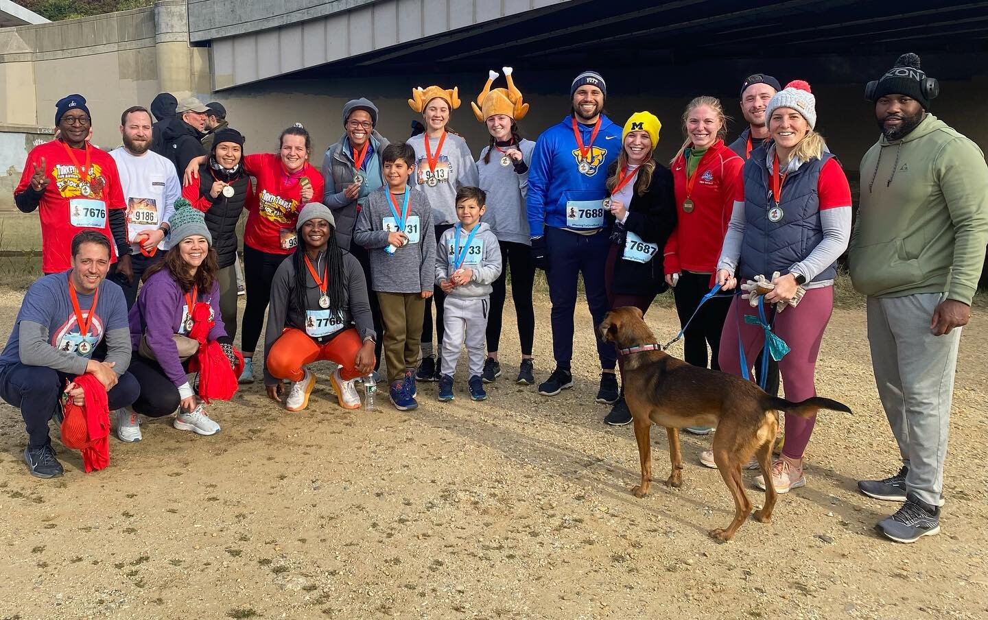 &iexcl;Vamos, vamos, Tigres! Tyler staff, students, &amp; families participated in the @bishopseventsllc Turkey Tumble for @organizationforautismresearch this morning! 🦃🏃🧡