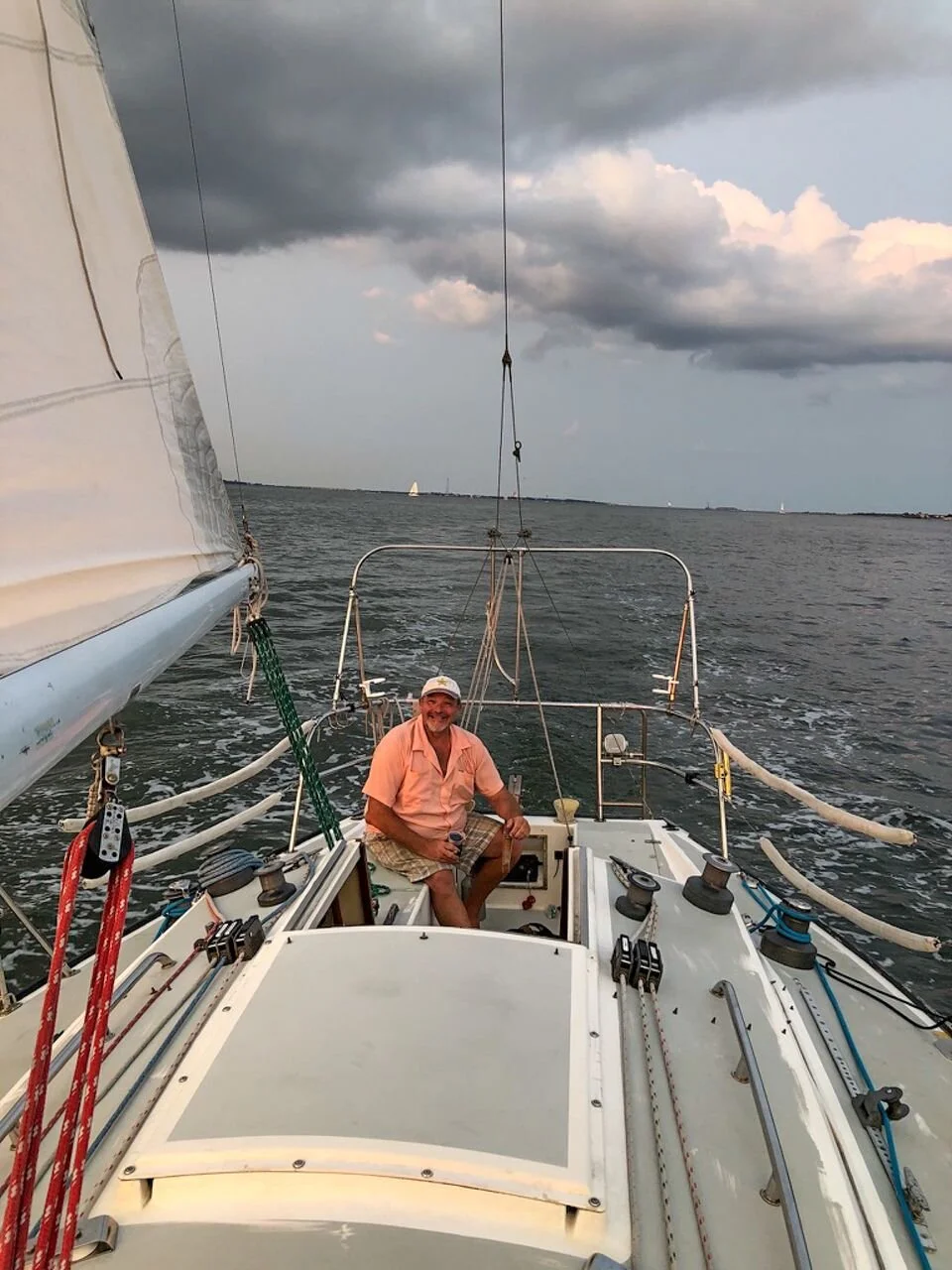 Captain John aboard S/V DIRECTION