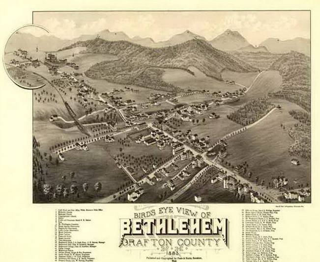  Birds Eye map of Bethlehem 