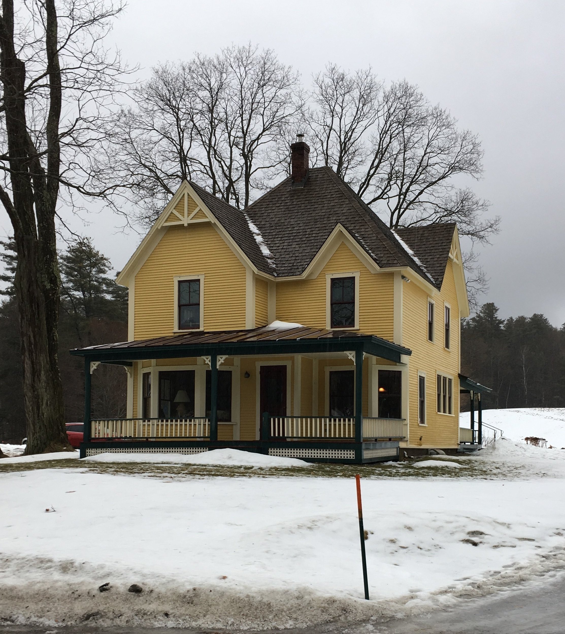 This "Concord" model house came from a 1924 Sears and Roebuck catalog. Lyme Center.