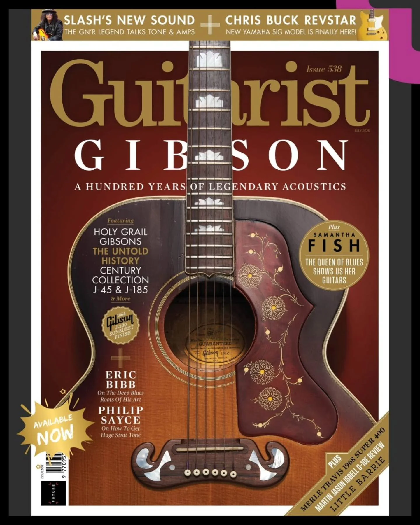 Honored to be featured in the July issue of Guitarist Magazine.

A big thank you to @guitarist_mag and to @charliewilkins_ampdude for the great conversation about guitars, amps, tone, and the never-ending search for sound. We covered a lot across thi