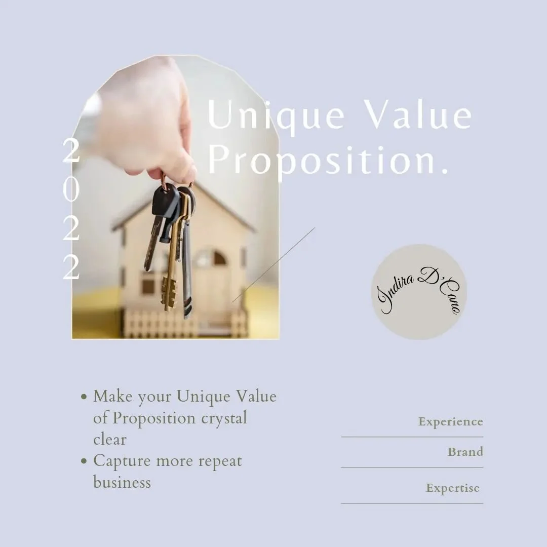 Your value proposition must be crystal clear. Build a strategic marketing plan and prove your expertise by sharing valuable information that your audience is yearning for. Your prospects will instantly be drawn to you.

#uniquevalueproposition #reale