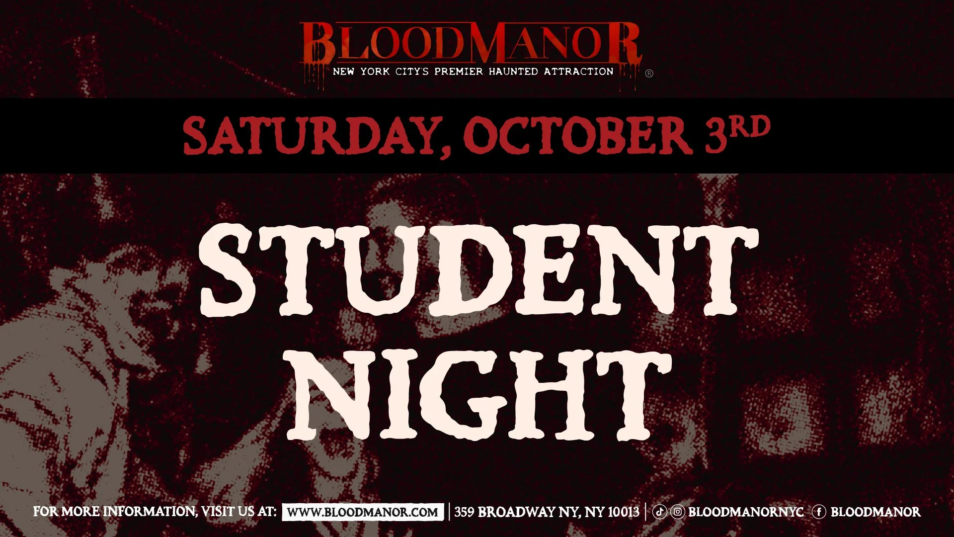 October 3rd | Student Night
