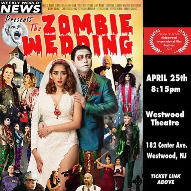 You&rsquo;re officially invited to the premiere of Weekly World News Studios&rsquo; first film: The Zombie Wedding! Come dressed as your favorite zombie and let&rsquo;s raise some hell together! Grab your tickets now and join the undead party of the 