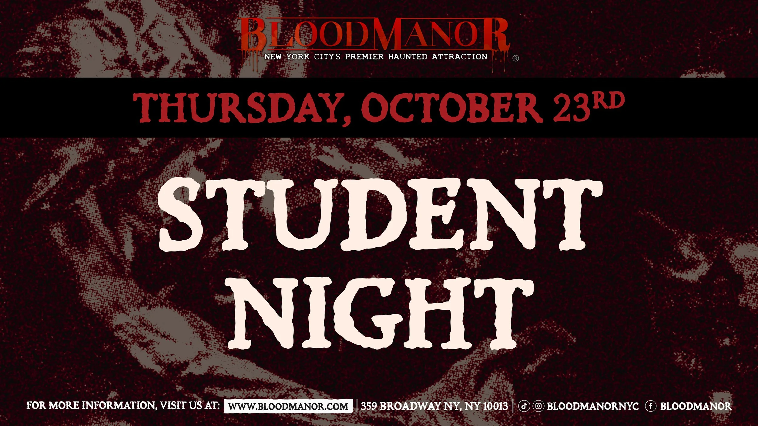 Student Night | October 23rd