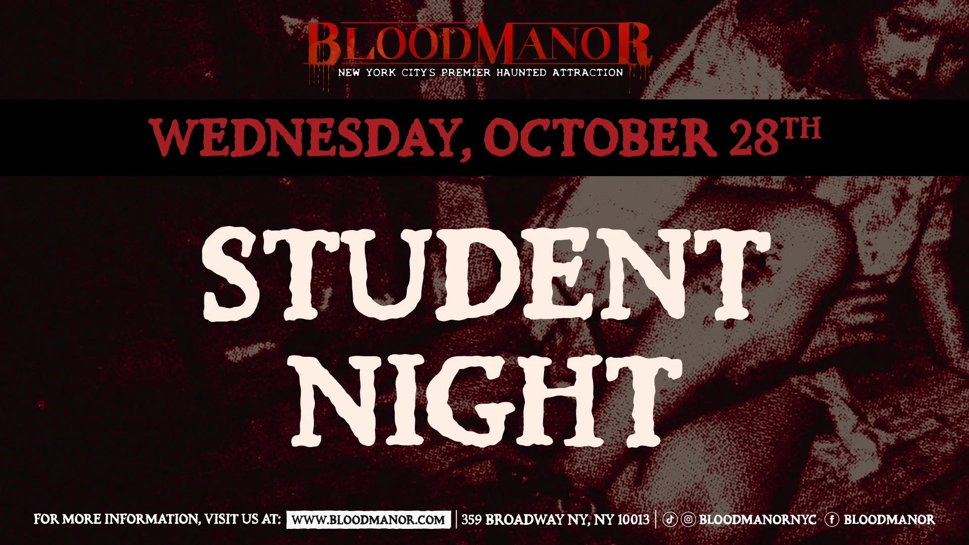 Open Night | Wednesday, October 28th